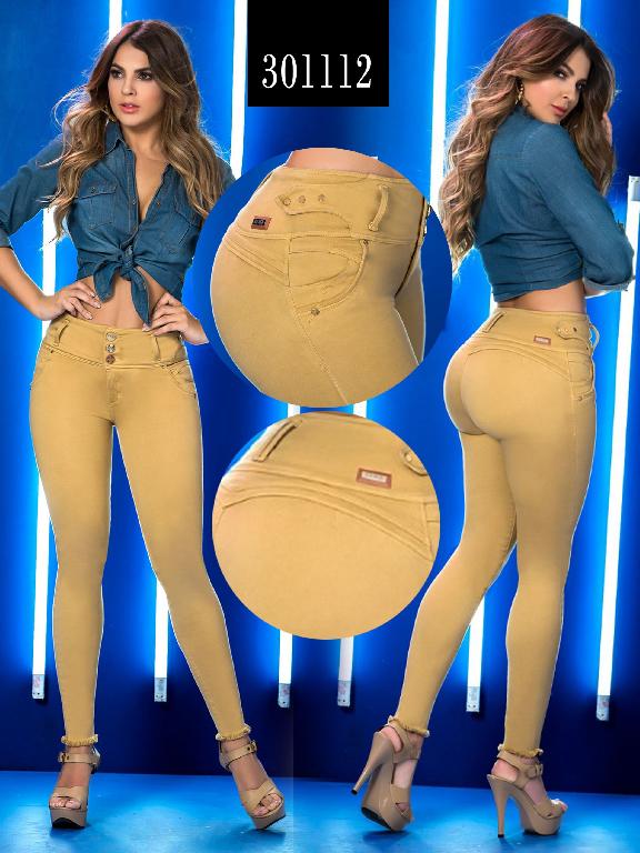Colombian Butt Lifting Yellow Jeans capellini
