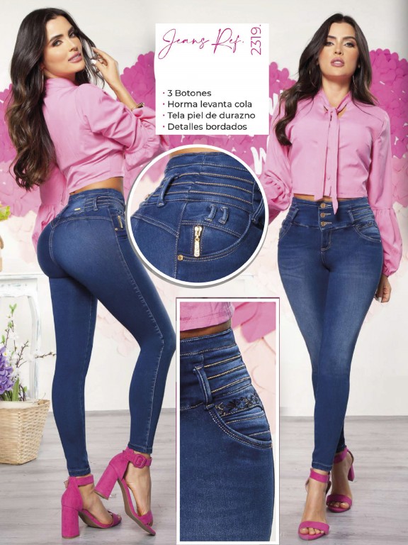 Jeans Levanta Cola De Dama - Jeans Colombianos