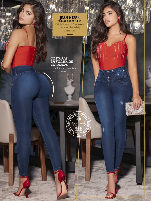 Jeans Levantacola Colombiano Thaxx Classic Ref. 200 -10614TC SIZE