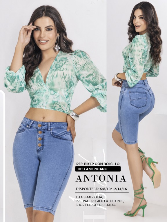 Short Floreada Pretina Alta – Ranset Jeans